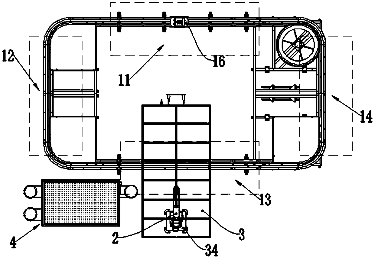 An automatic circulation glaze spraying system and its application method