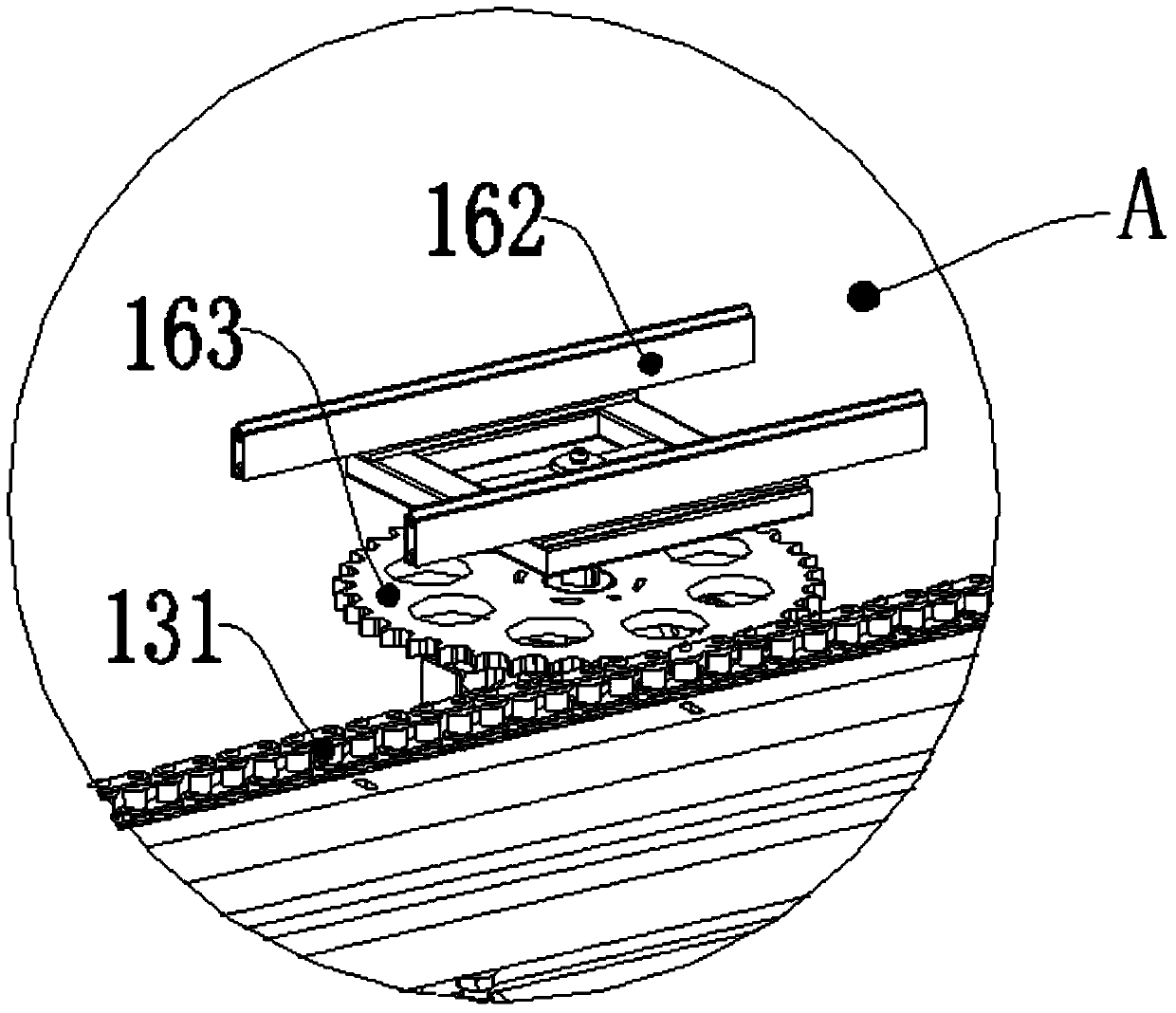 An automatic circulation glaze spraying system and its application method