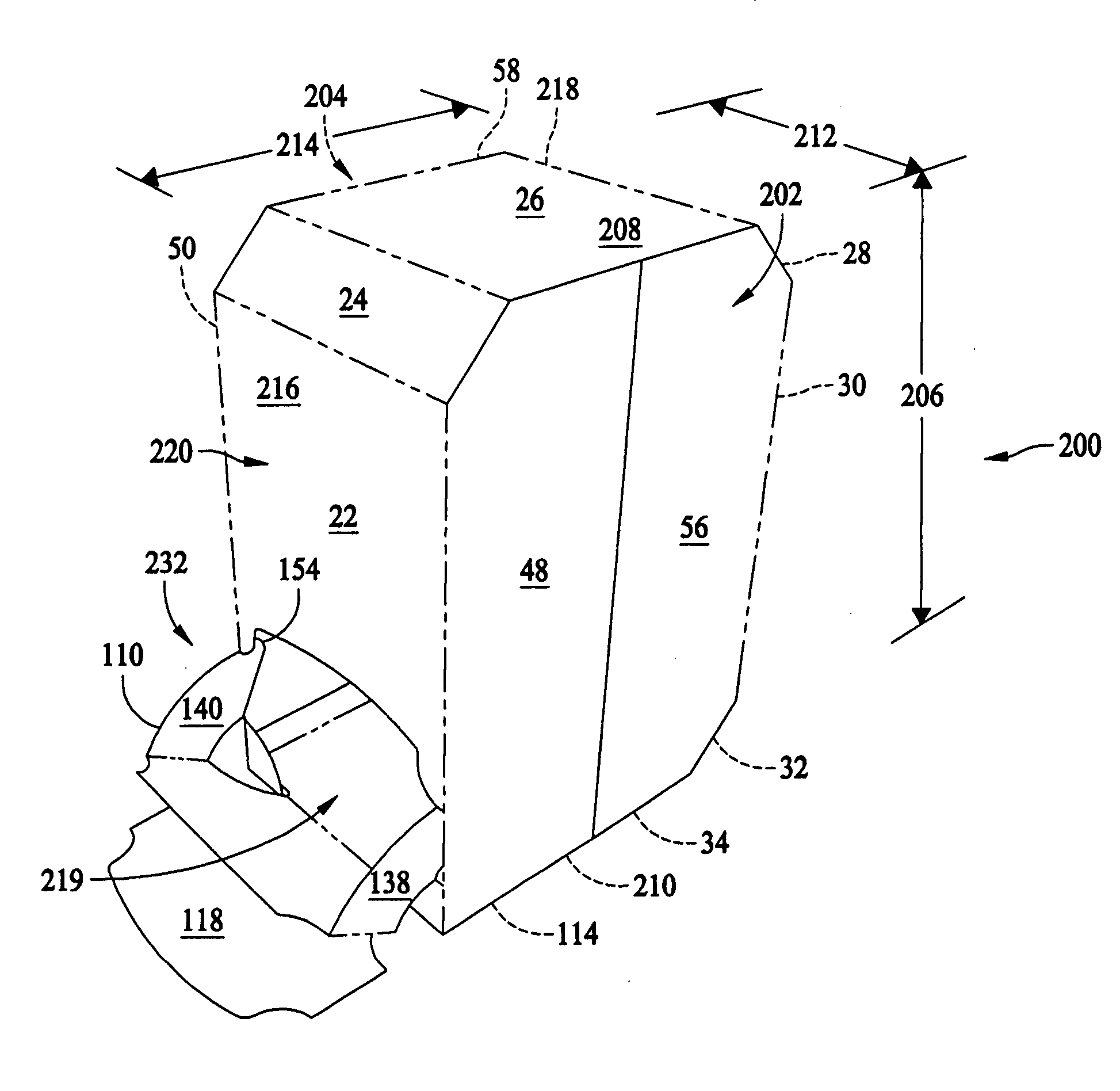 Blank and methods and apparatus for forming a dispenser case from the blank