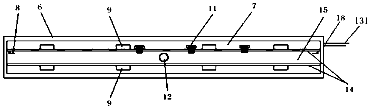 A visual fracture device and working method for simulating fracture closure and fluid loss