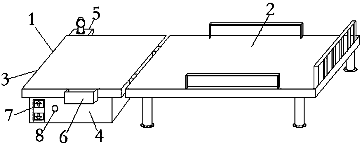 Clinical auxiliary normal delivery device for obstetrics department