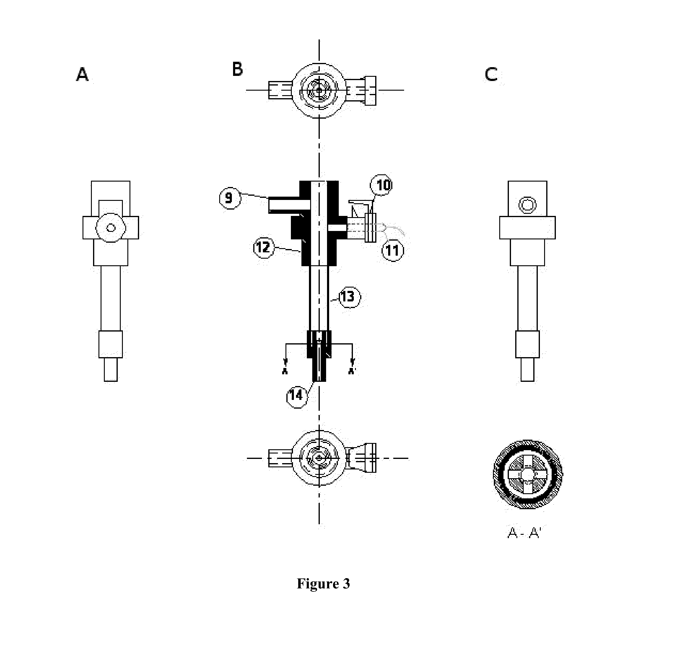 Annular flow electrochemical cell for measurements online