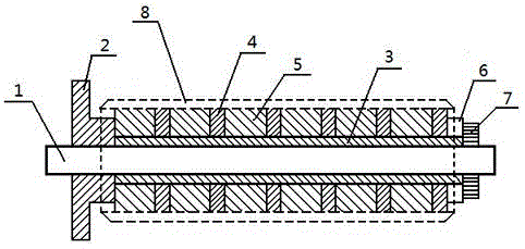 Novel clamp for machining thin-wall cylinder part