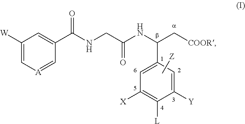 Beta amino acid derivatives as integrin antagonists