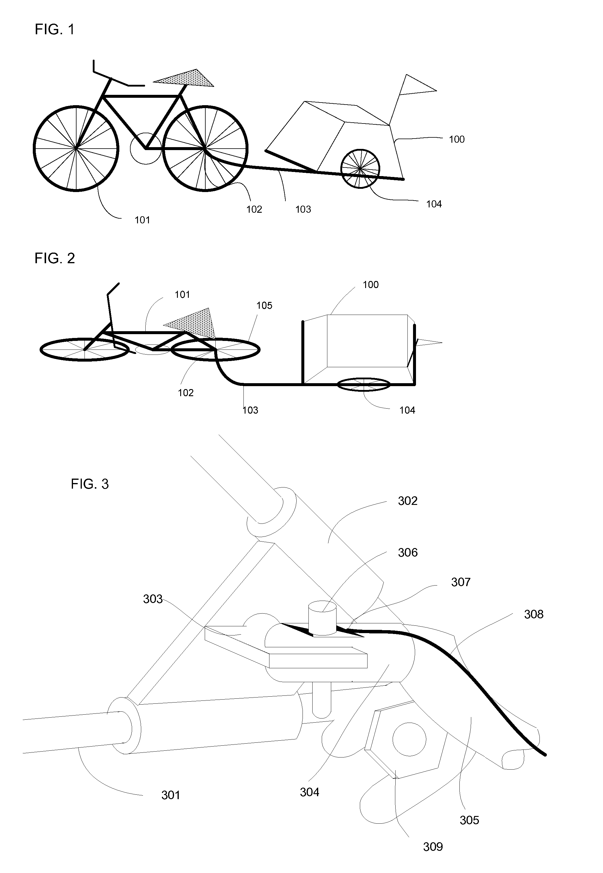 Self controlled, electric powered trailer