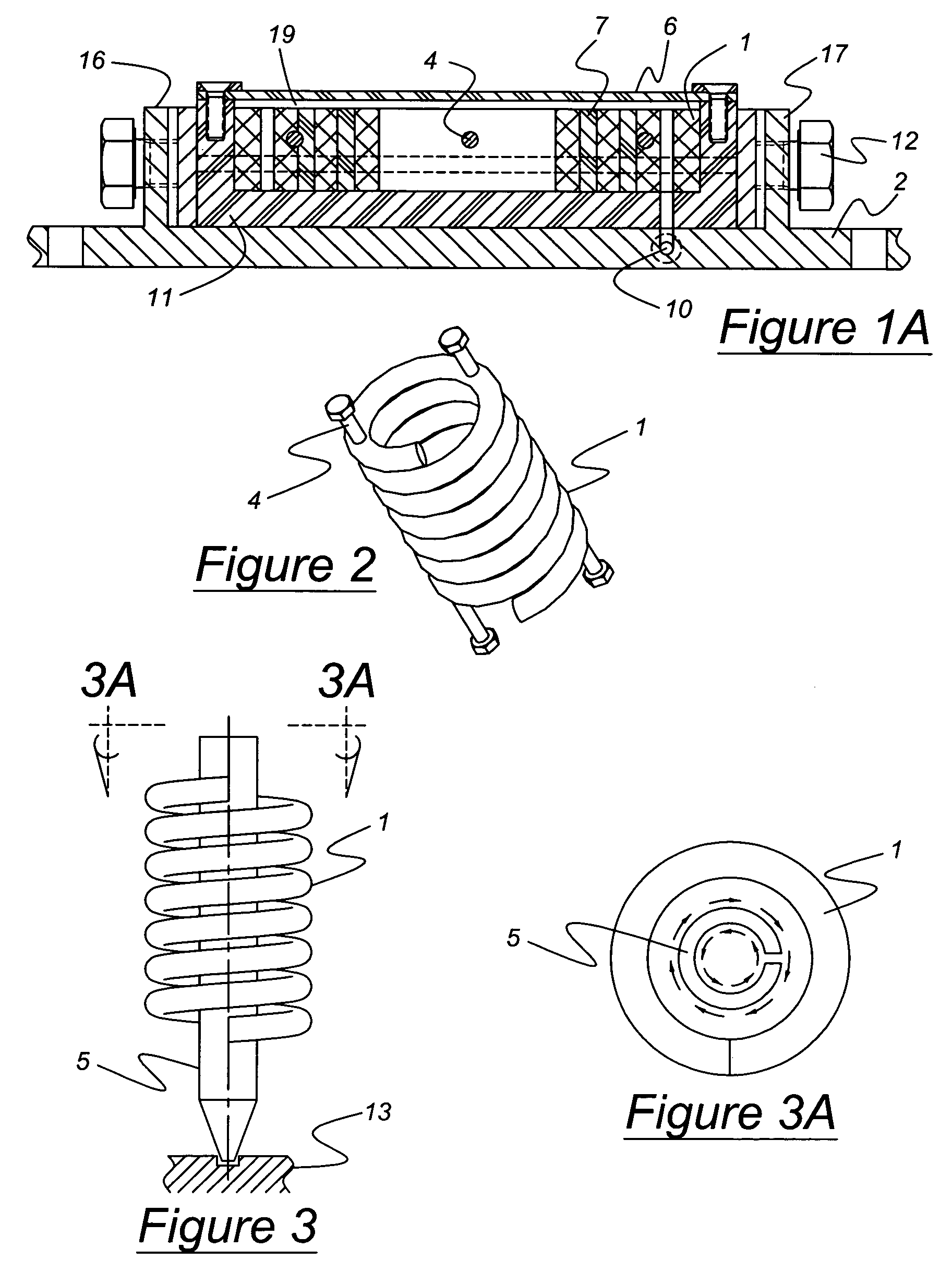 Apparatus for electromagnetic forming with durability and efficiency enhancements