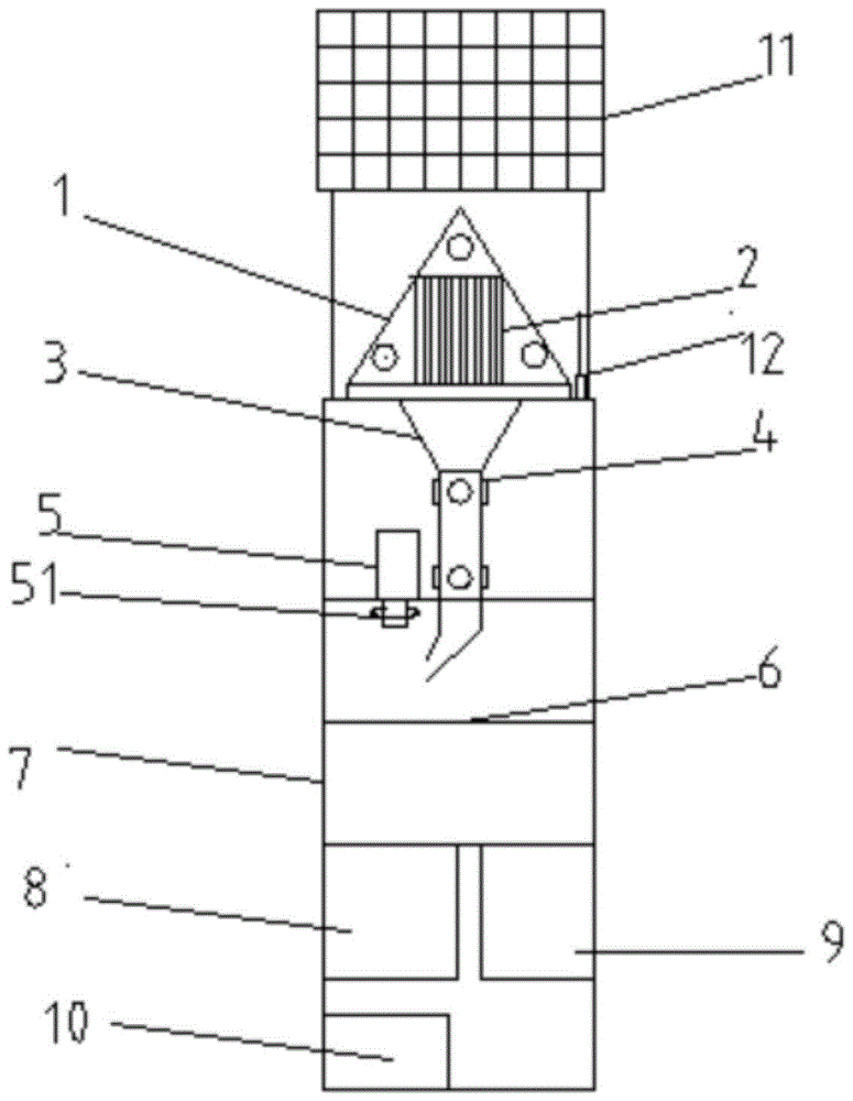 A pest trapping and counting device and counting system