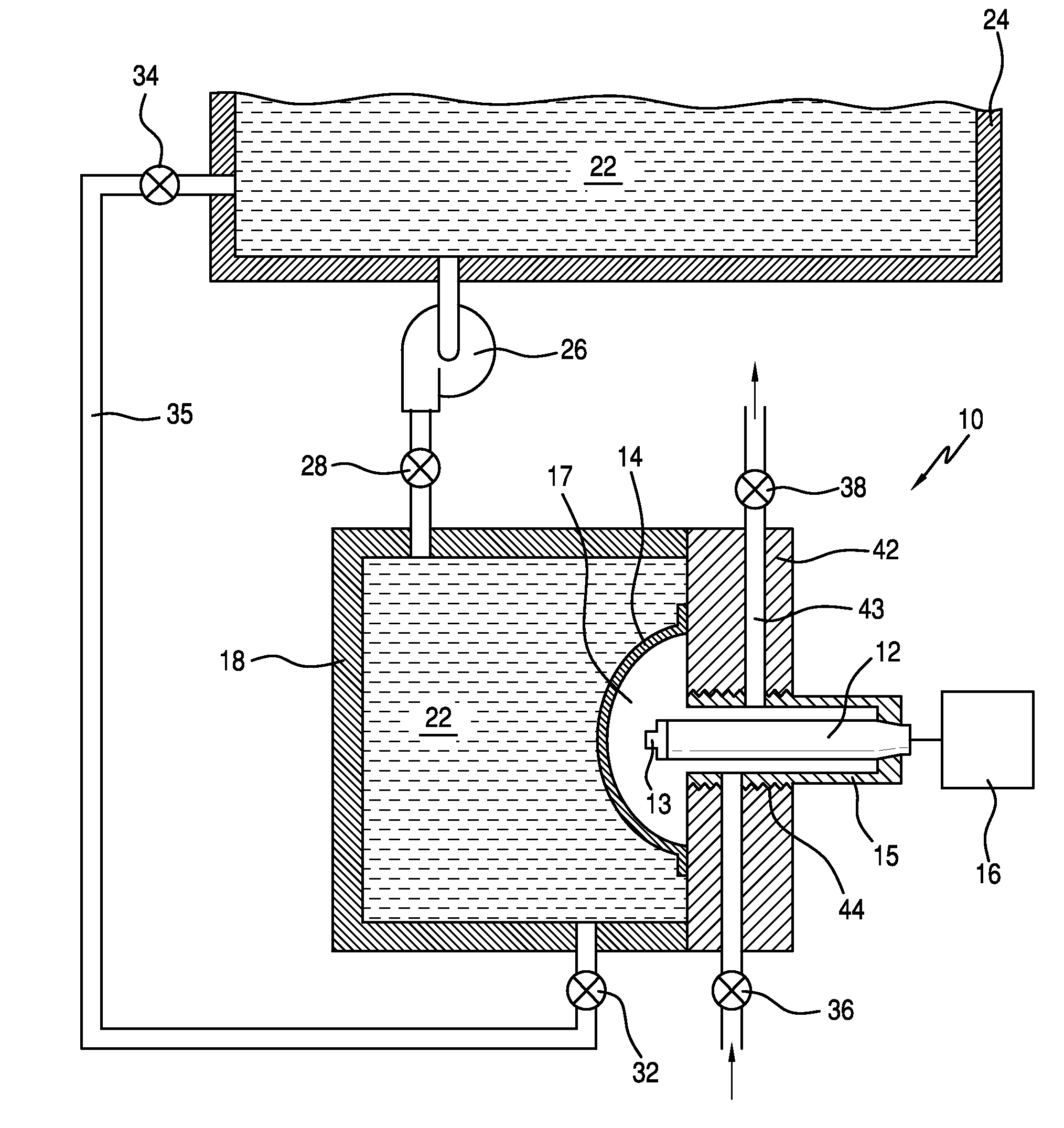 Hydrogen sensor with air access