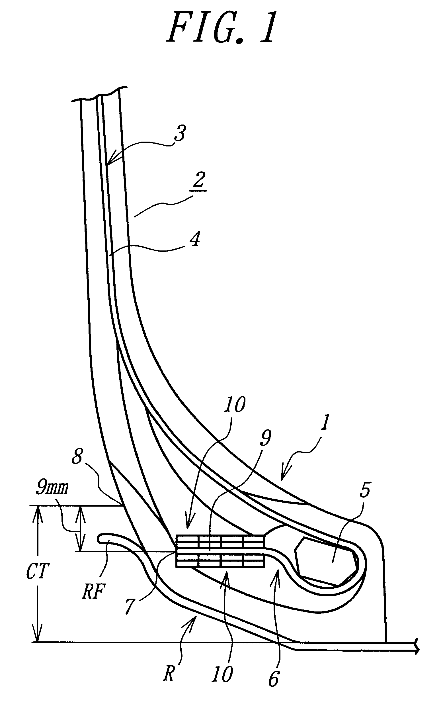 Heavy duty pneumatic tire and method of manufacturing the same