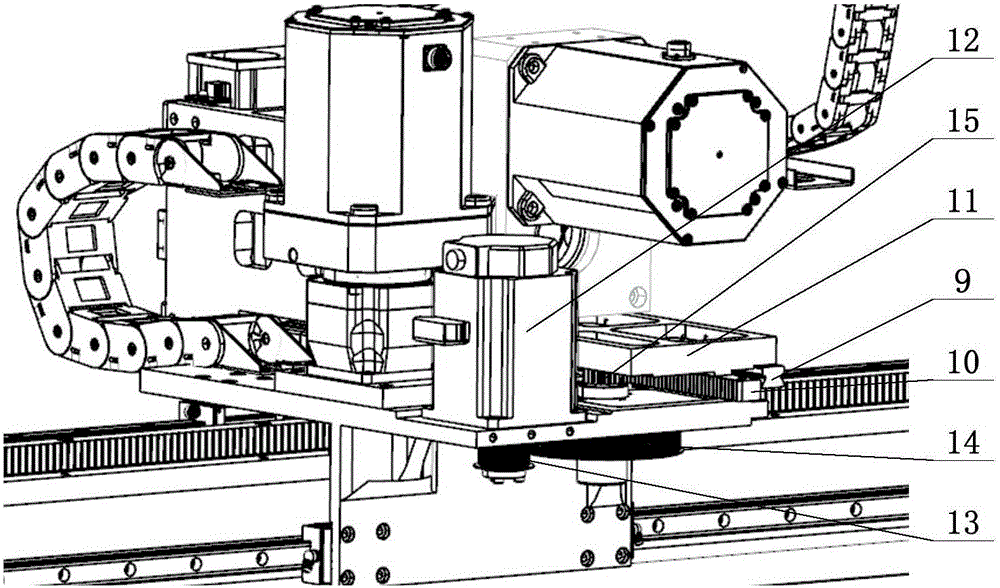 Truss type three-freedom-degree double-pneumatic-gripper grabbing device