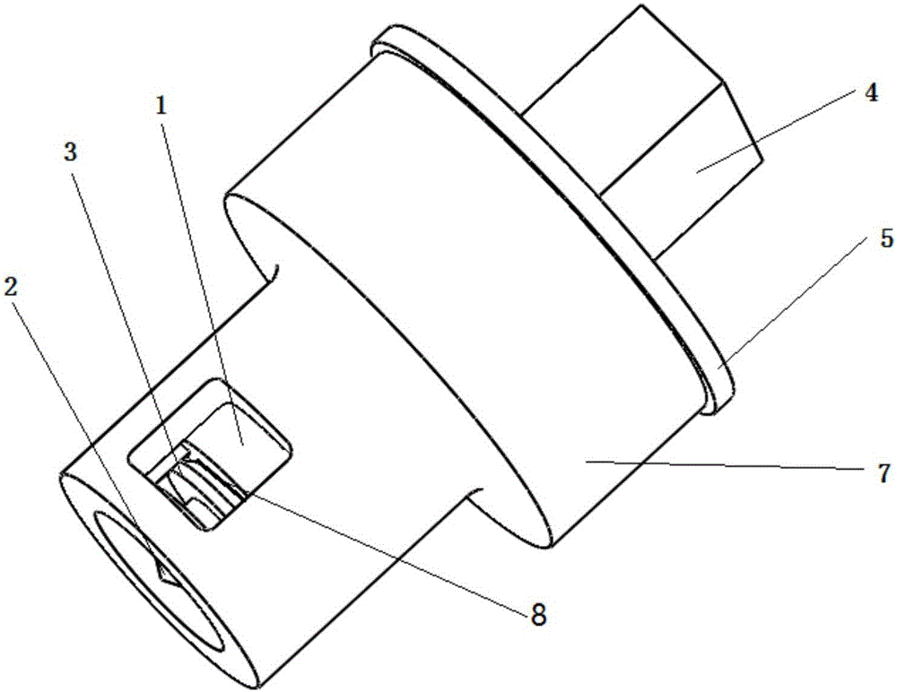 Nonmetal substrate surface coating thickness detecting device and detecting method