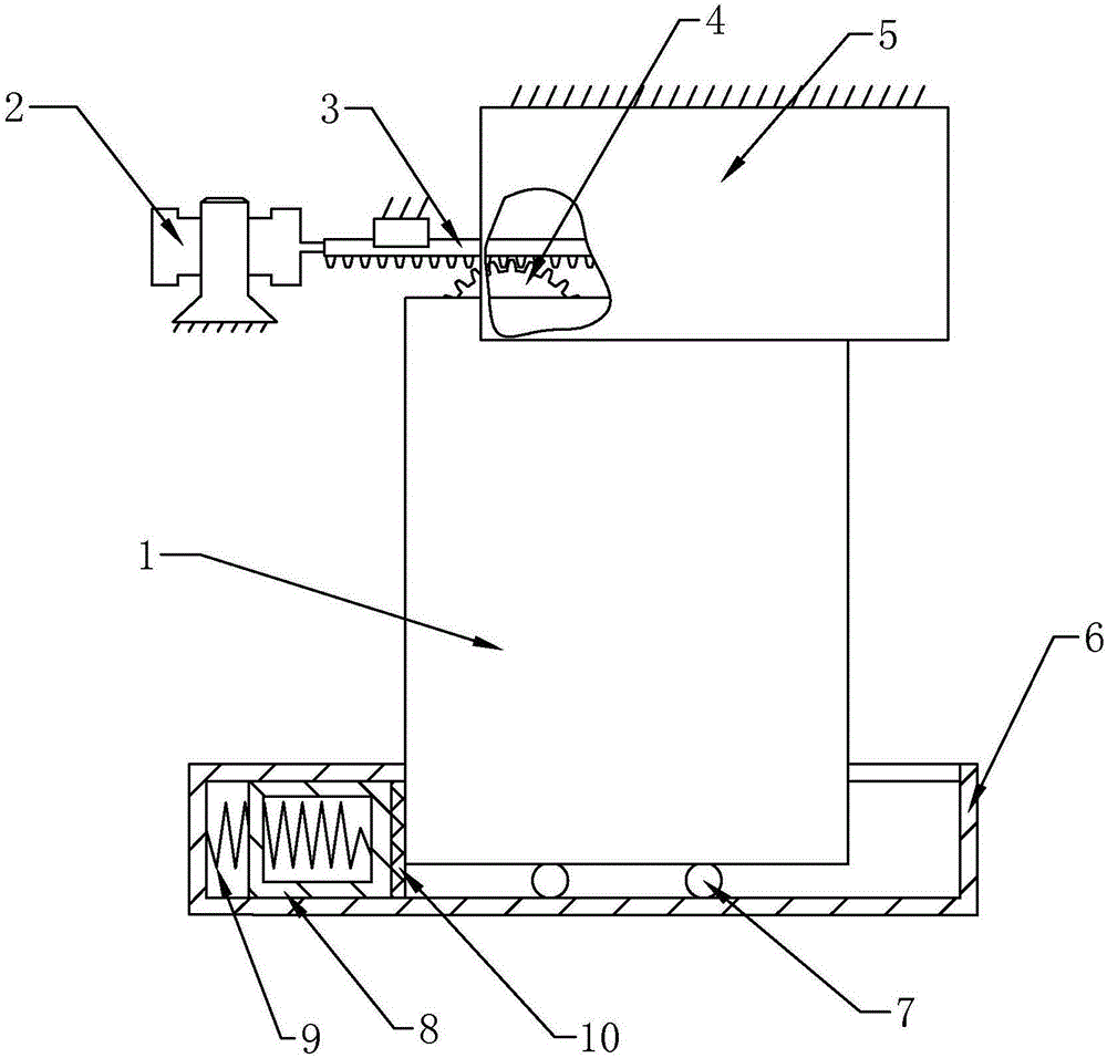 Radiation protection door for hospital