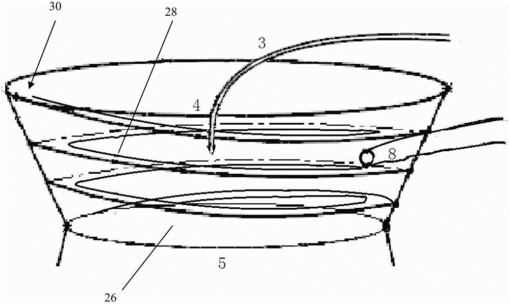 Apparatus and method for preparing liquid droplets present in the gas phase