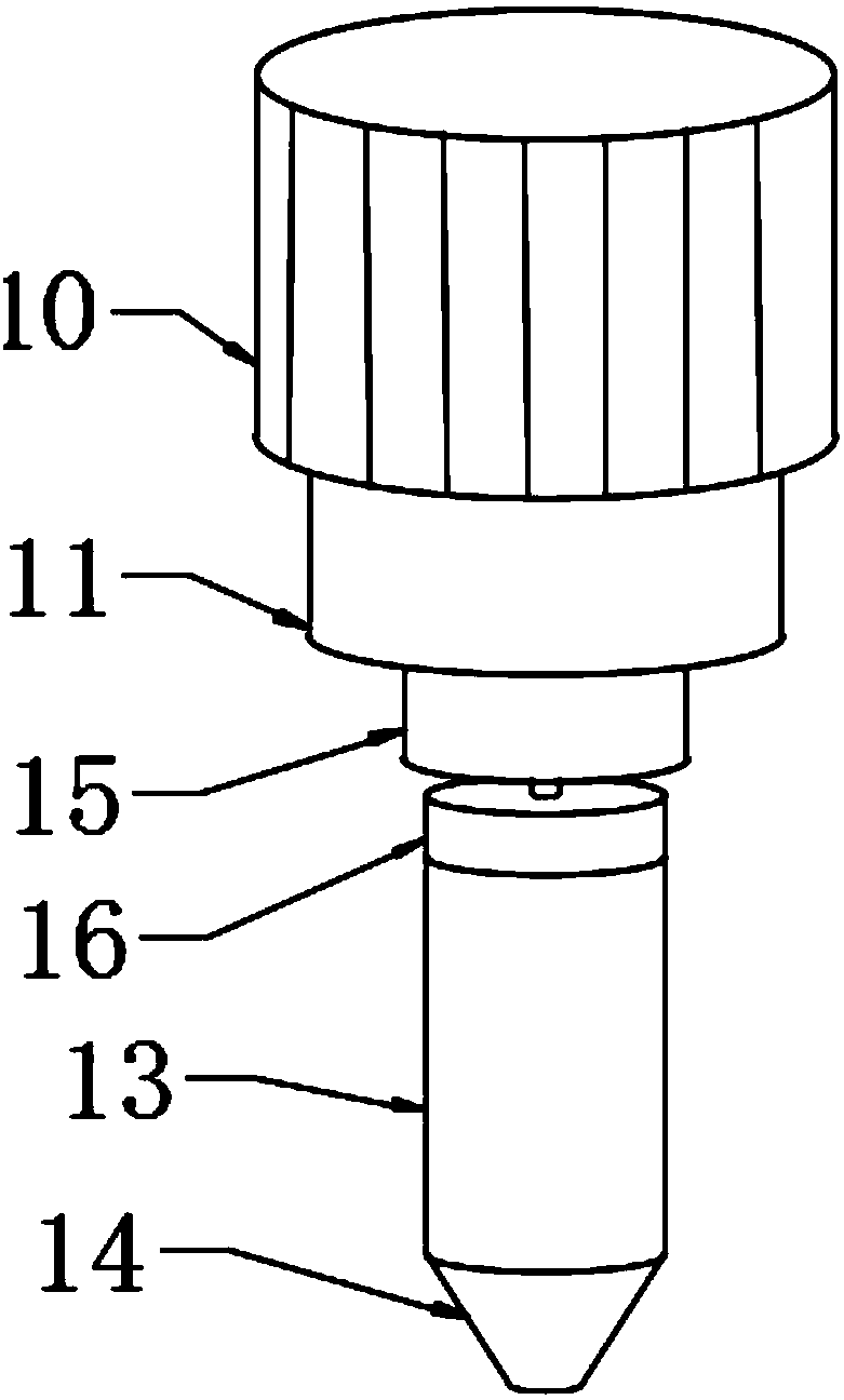 Hole puncher for leather bag production