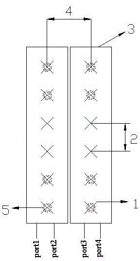 LTE (Long Term Evolution) frequency band multi-antenna-array gain compensation method