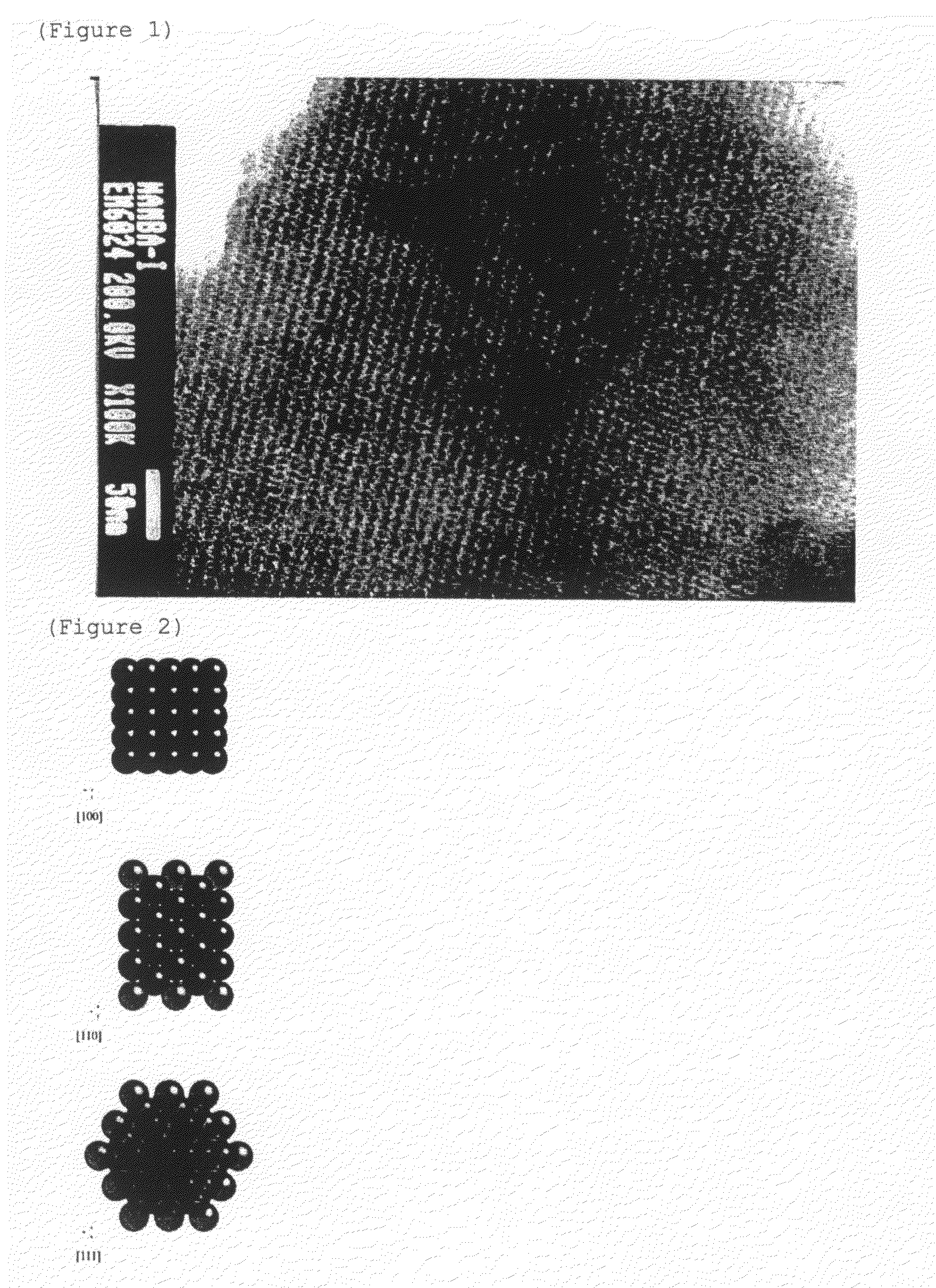 Regularly Arranged Nanoparticulate Silica and Process for Producing the Same