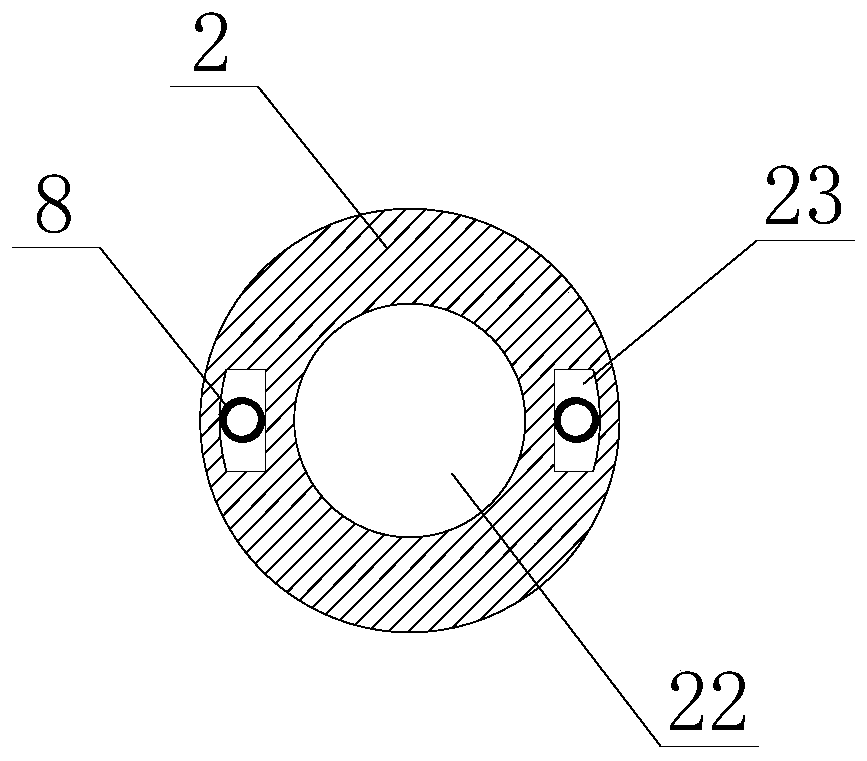 Hydraulic variable-diameter reamer drill bit of long spiral drilling machine and cast-in-place pile construction method