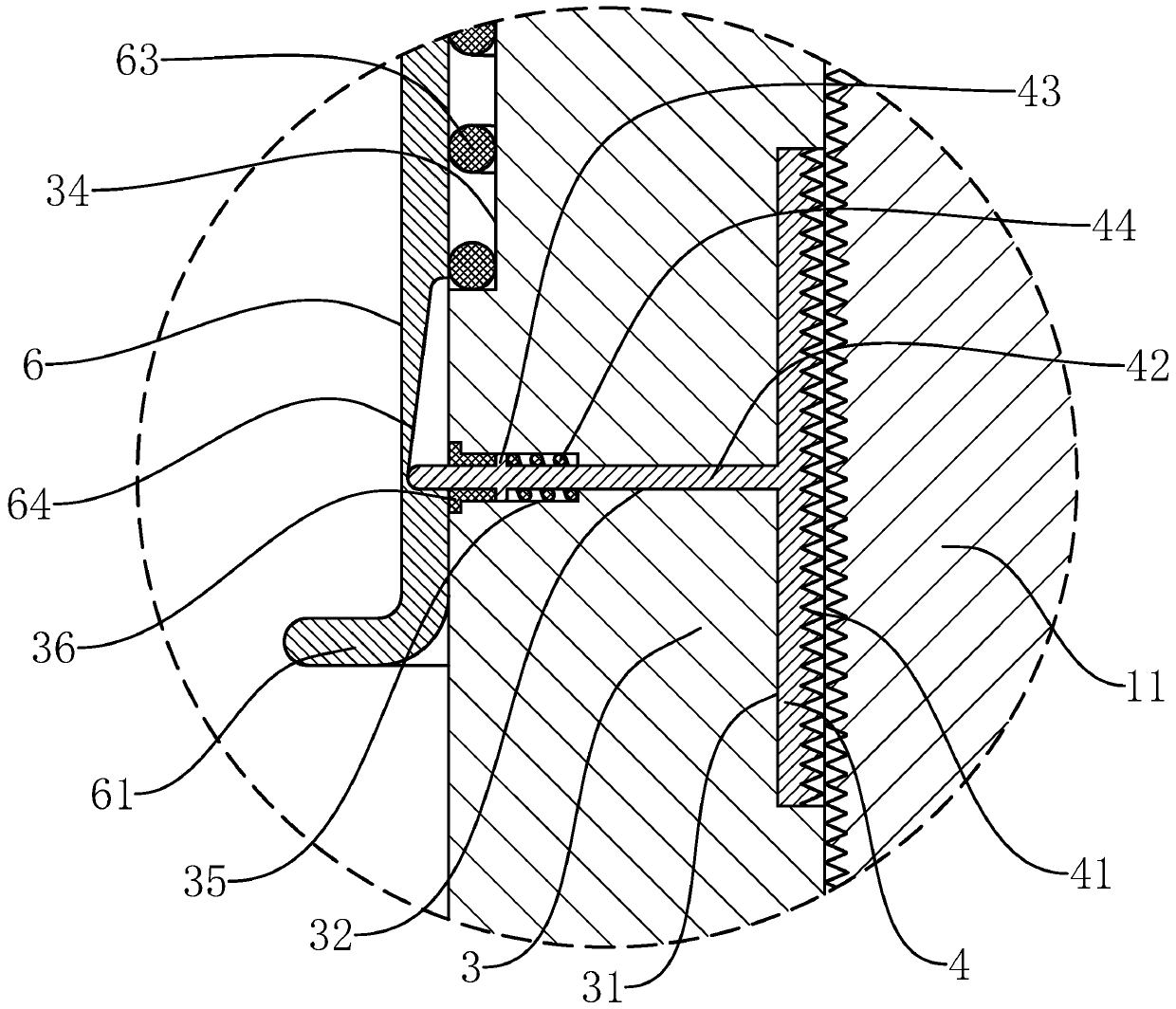 Efficient locking nut and assembling and disassembling method thereof