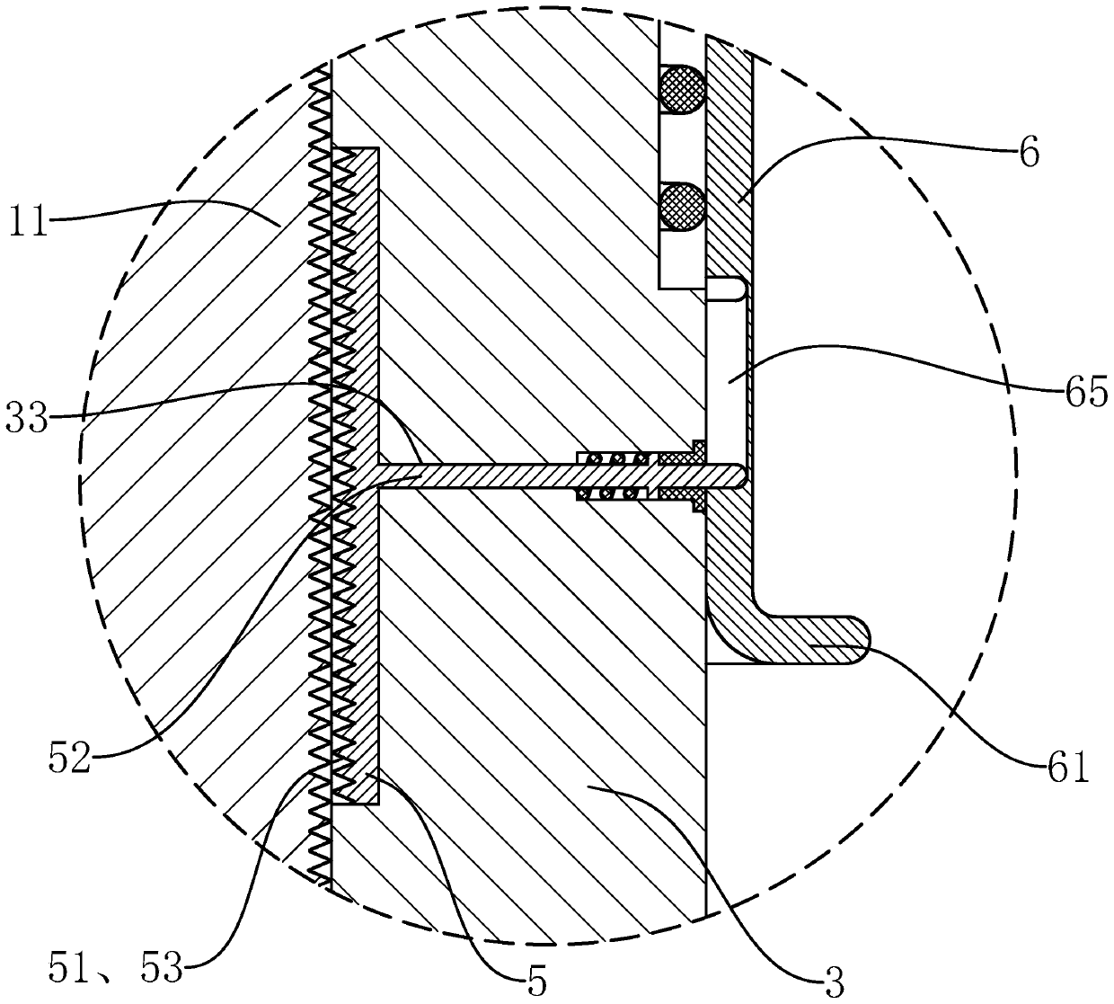 Efficient locking nut and assembling and disassembling method thereof