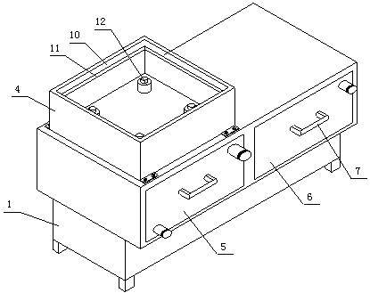 Quick forming type motor shell casting die