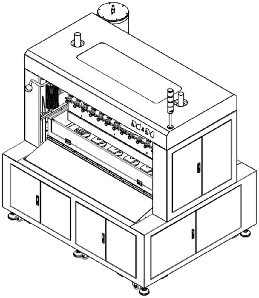 An inner arc surface polishing machine