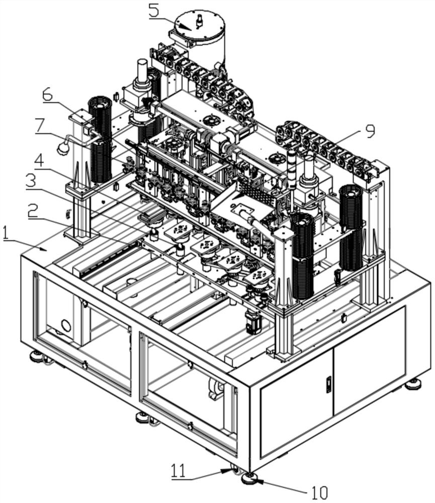 An inner arc surface polishing machine