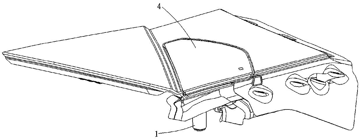 Rotating vehicle charging box cover actuator