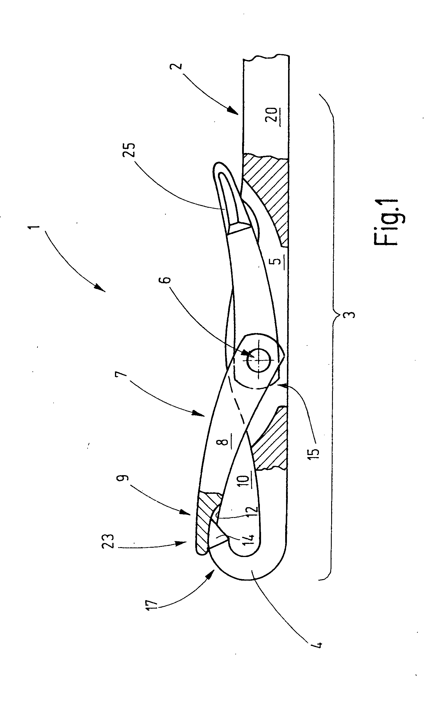 Latch needle for a loop-forming textle