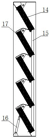 Rotating vane type efficient noise-reduction air filtering device for gas turbine