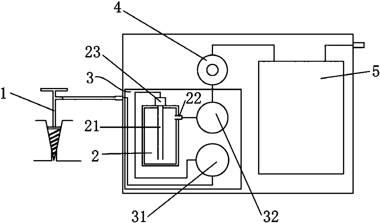 Enrichment device for gaseous mercury in soil and application method thereof