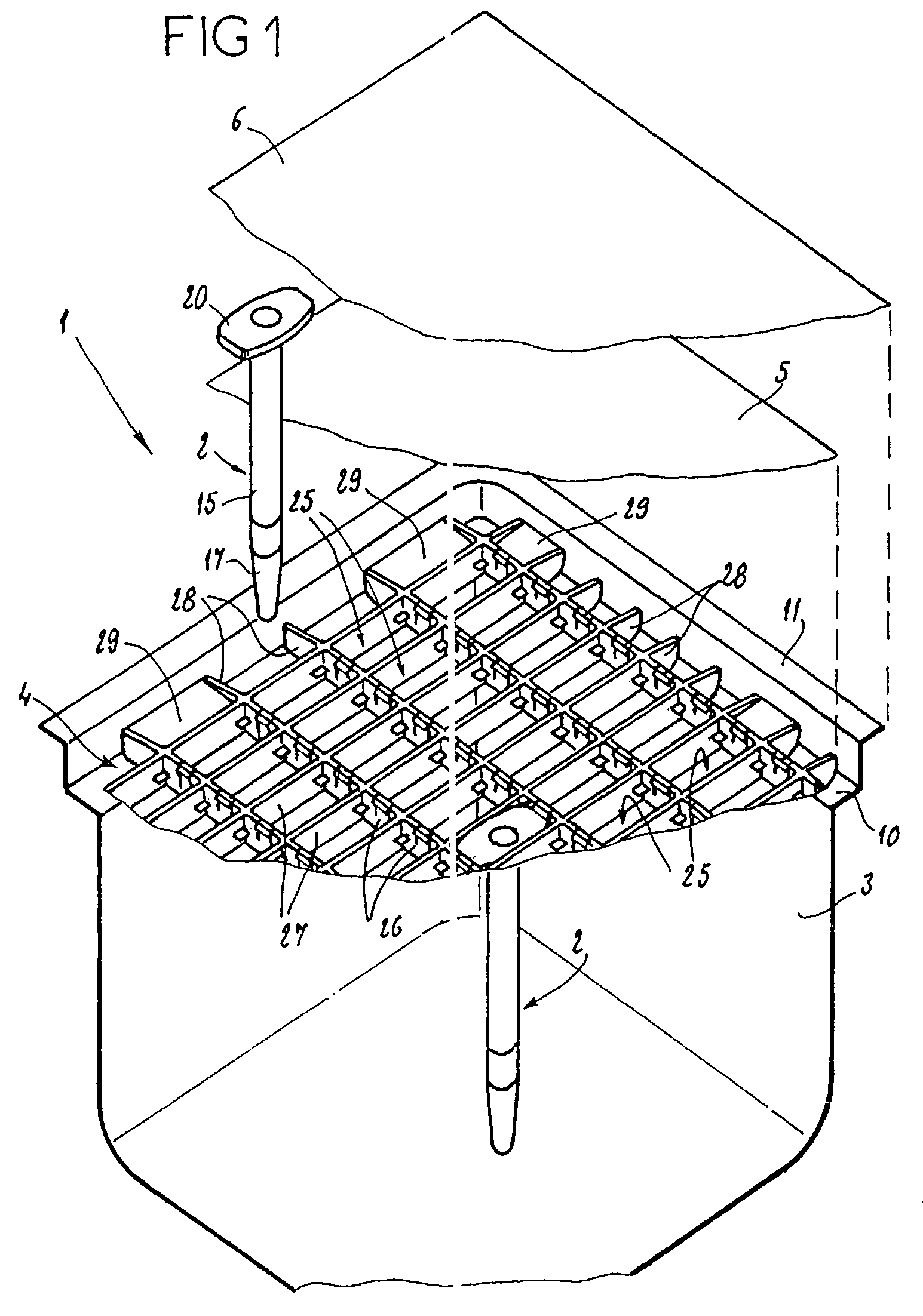 Plate for holding a group of syringe body objects