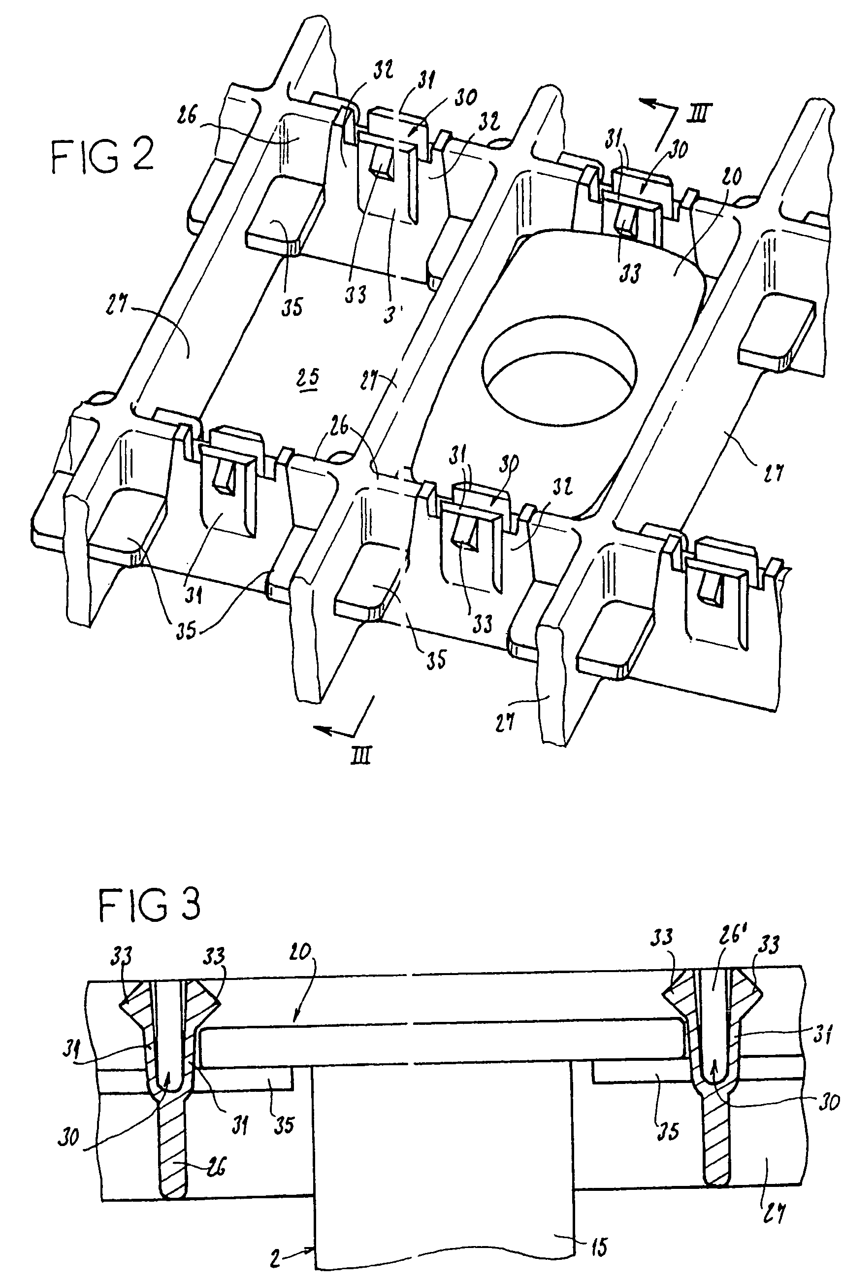 Plate for holding a group of syringe body objects