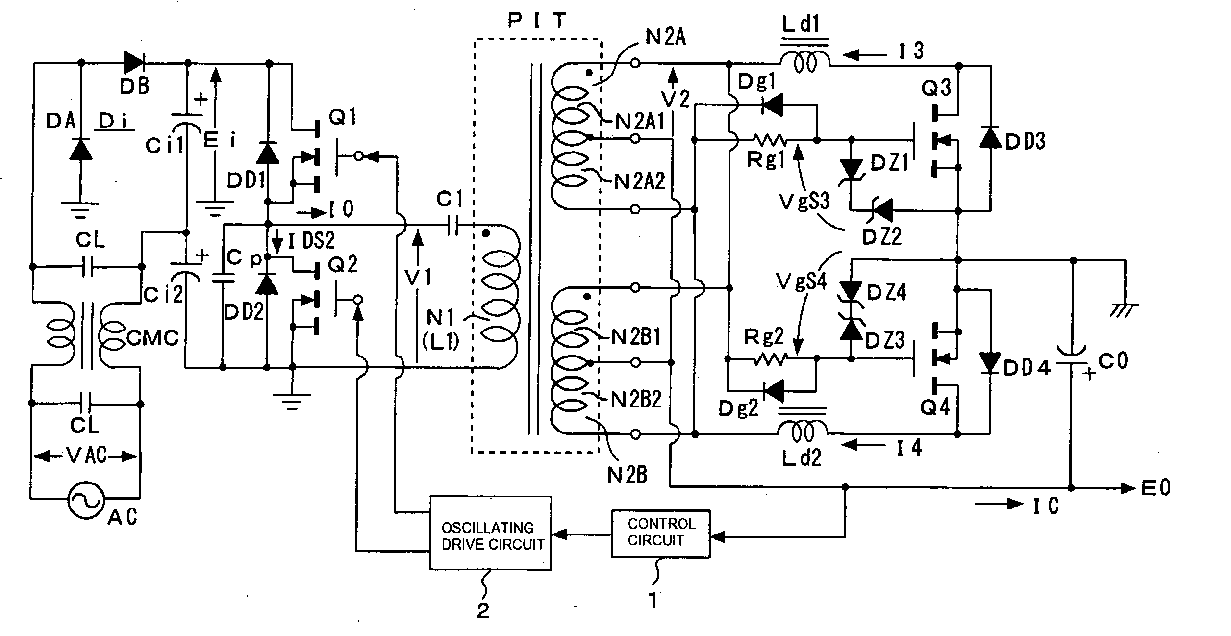 Switching power supply circuit