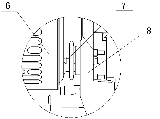 Clothes dryer supporting wheel and clothes dryer