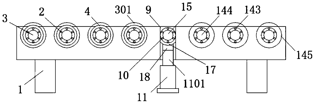 A welding conveying production line based on connection transportation