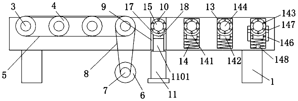 A welding conveying production line based on connection transportation