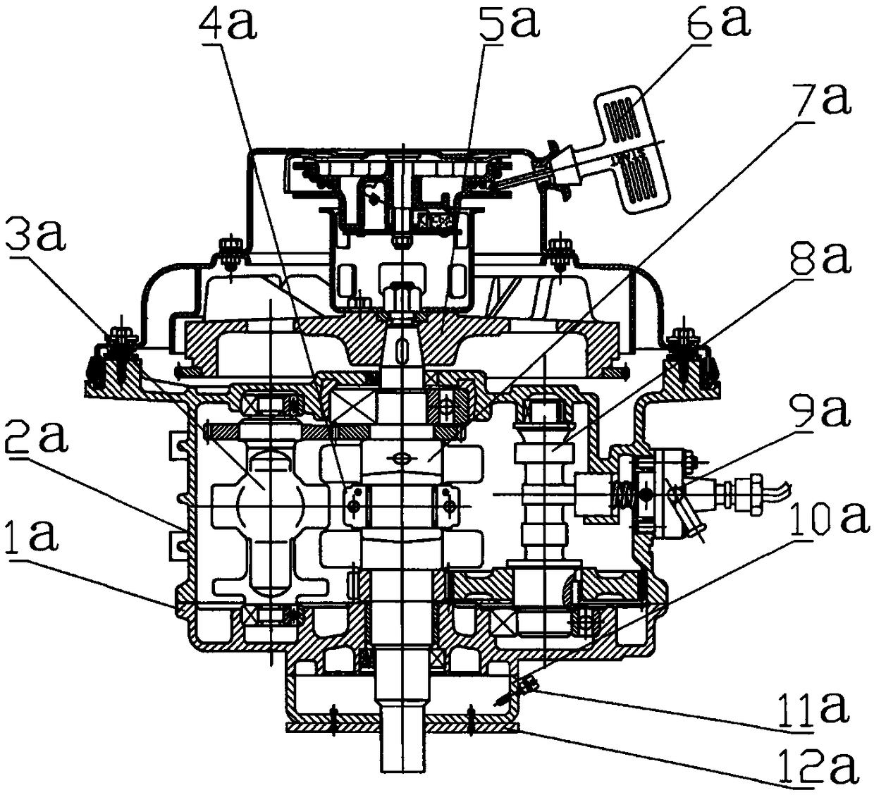 Waste heat recovering energy-saving system of diesel generating set