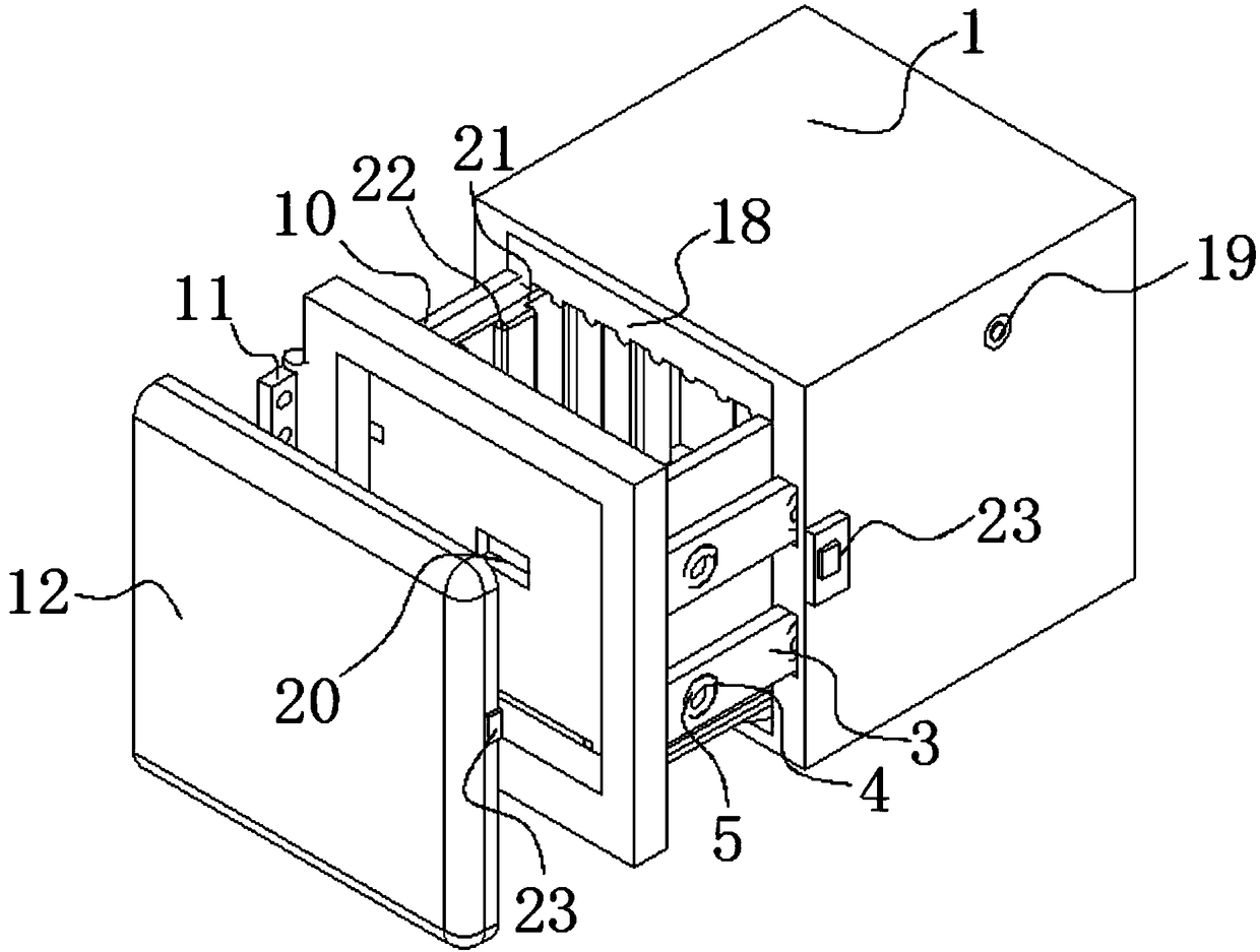 Packing box with buffering protection function