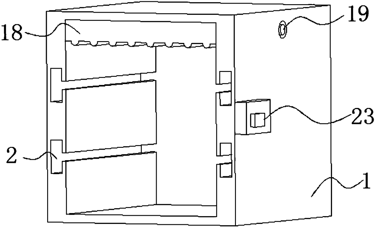 Packing box with buffering protection function