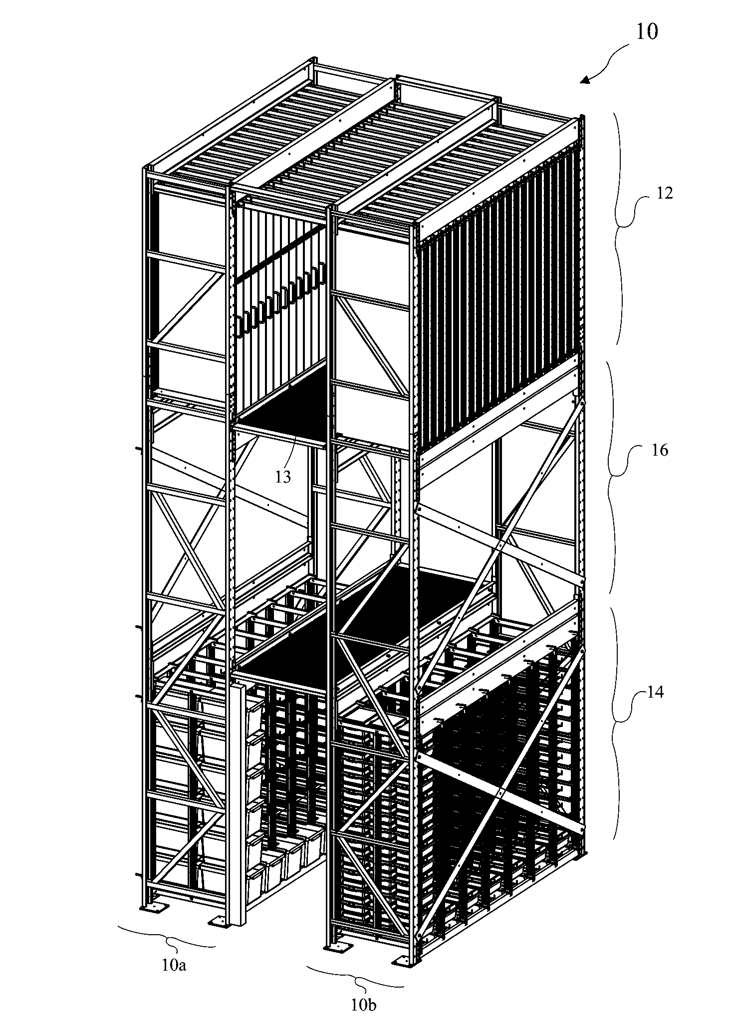 Convertible storage rack system