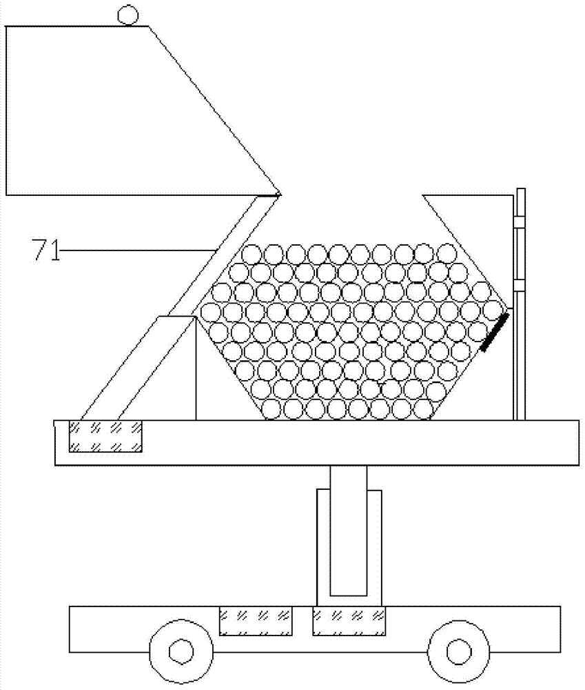 Automatic packing machine for small-caliber steel pipe