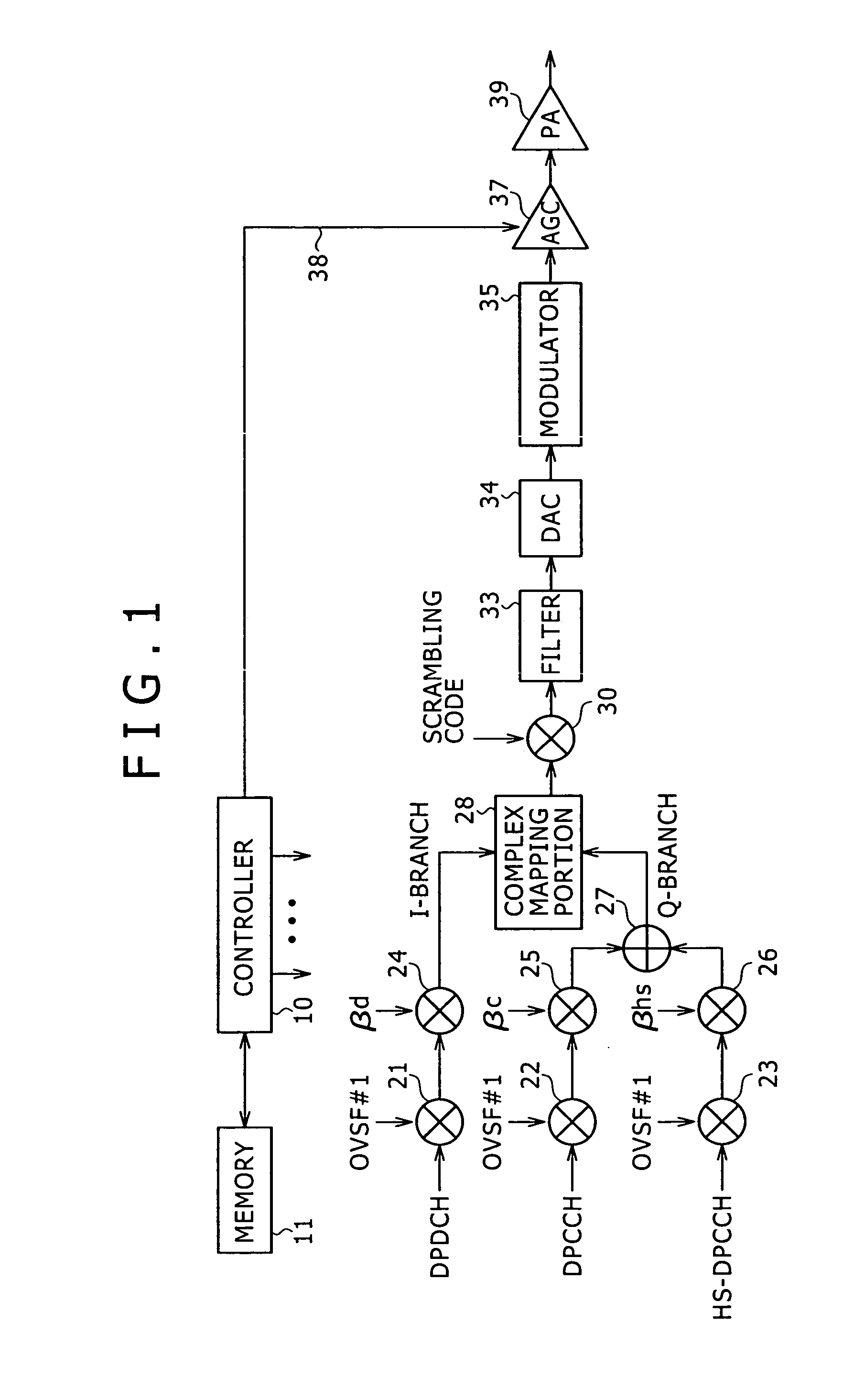 Transmission power control method and device