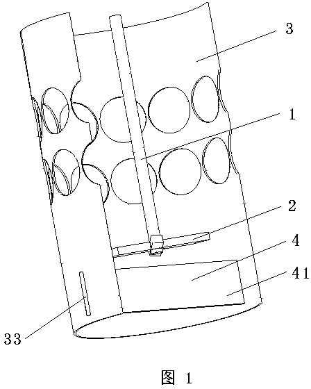 Soybean milk machine provided with turbulent flow tube