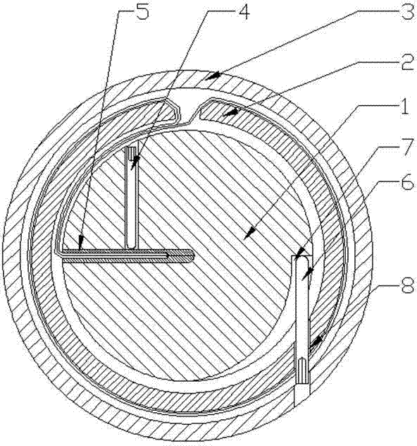 Cable transportation fixing mechanism