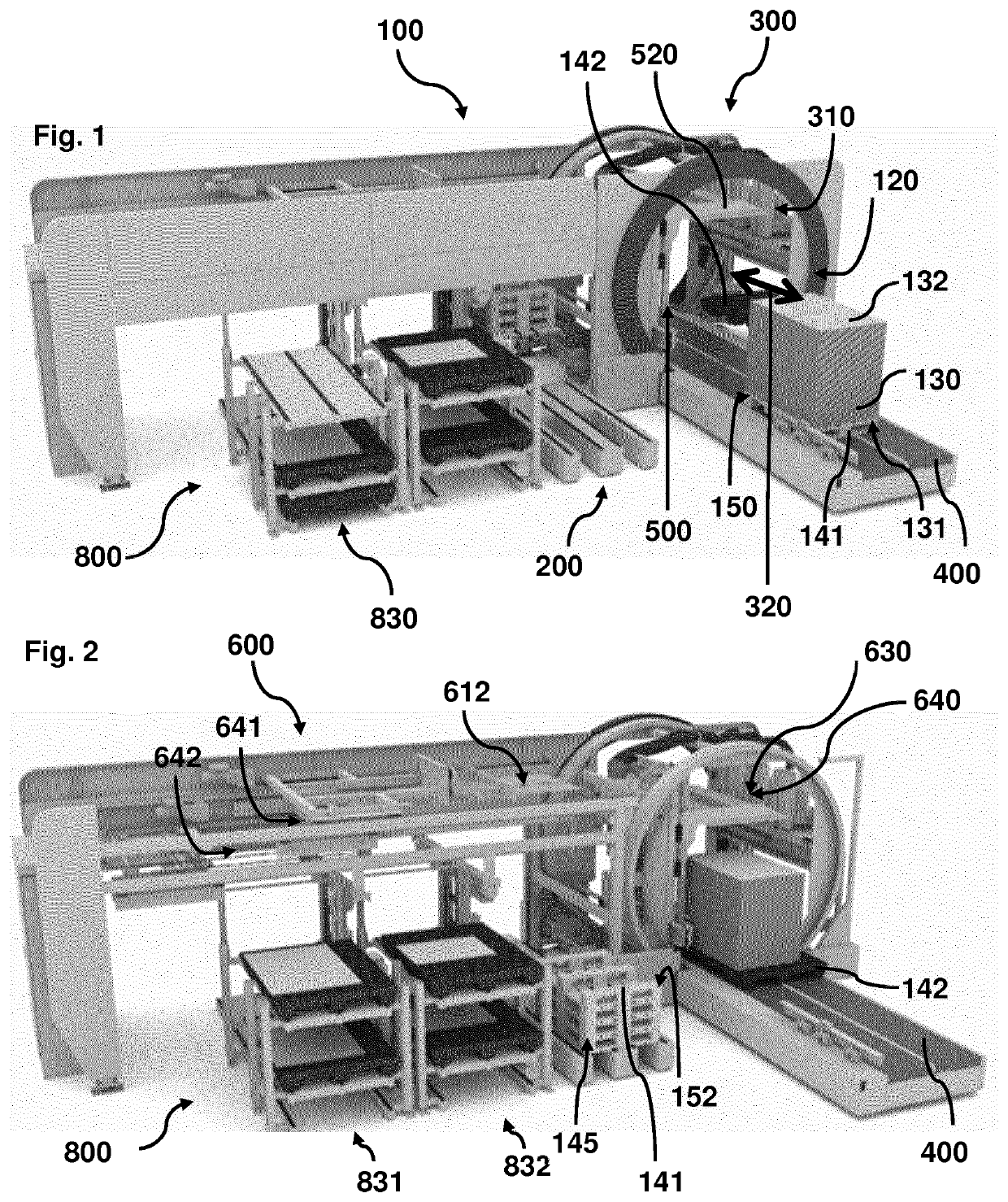 Pile preparation unit with pallet exchange module