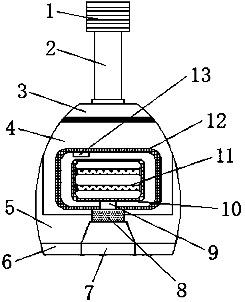 Acarus-killingdust collector with double-layer filter screen structure