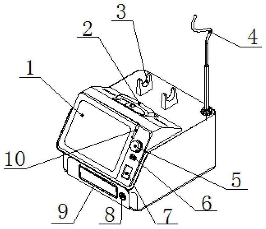 Laser therapeutic instrument and therapeutic system based on same