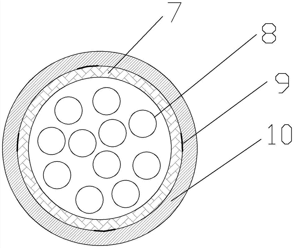 A kind of flexible fireproof cable and preparation method thereof