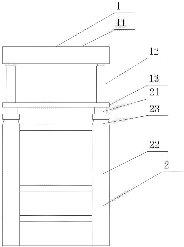 Maintenance ladder for transformer substation