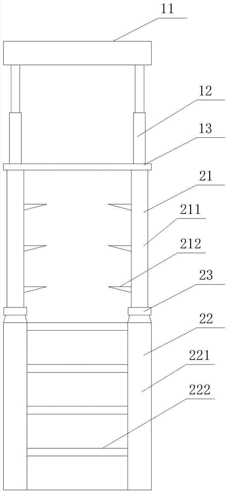 Maintenance ladder for transformer substation